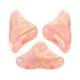 Les perles par Puca® Hélios beads Rose opal splash 71020/94401